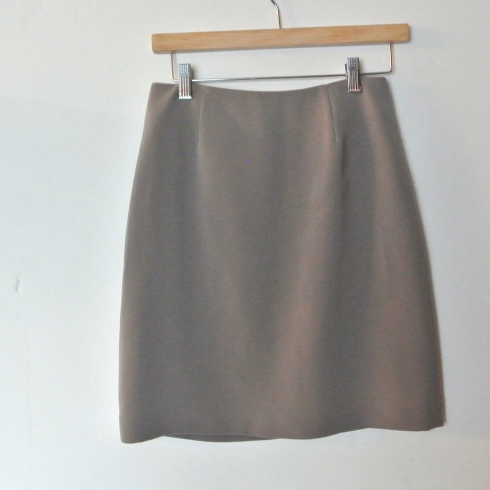 Caslon Gray Pancil Skirt Lined 4 - Picture 9 of 16